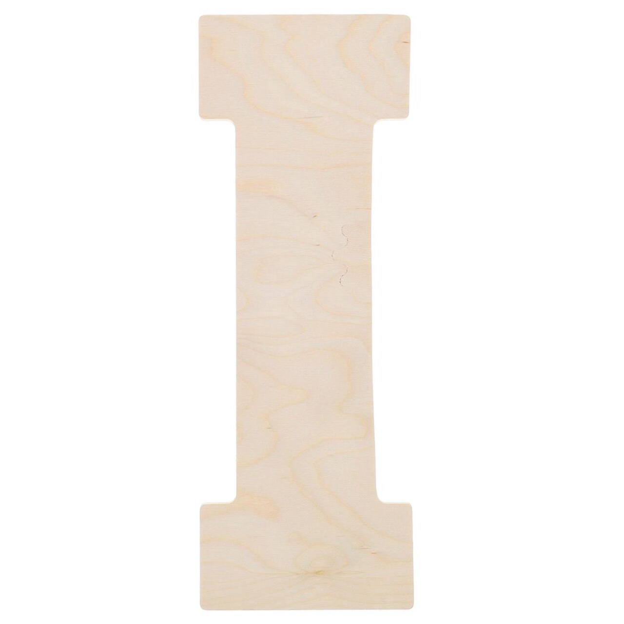 Good Wood By Leisure Arts Letter 13" I, Wooden Letters, Wood Letters, Wooden Letters Wall Decor, Large Letters 13 Inch, Small For Crafts